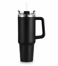 Leak-Proof H2.0 Stainless Steel Tumbler | 1200ML Insulated Travel Mug with Handle & Straw